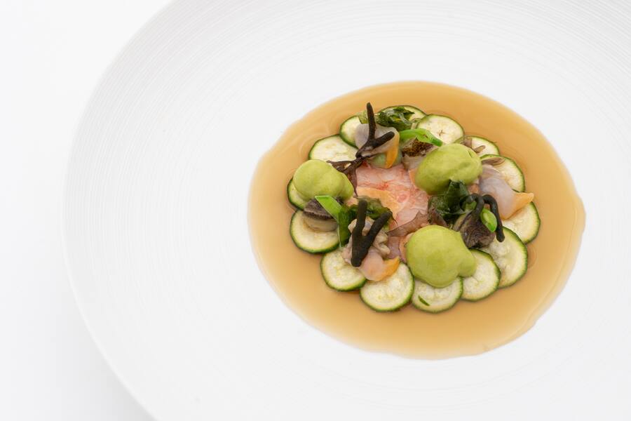 Lauwarmer Krustentiersalat Paolo Casagrande