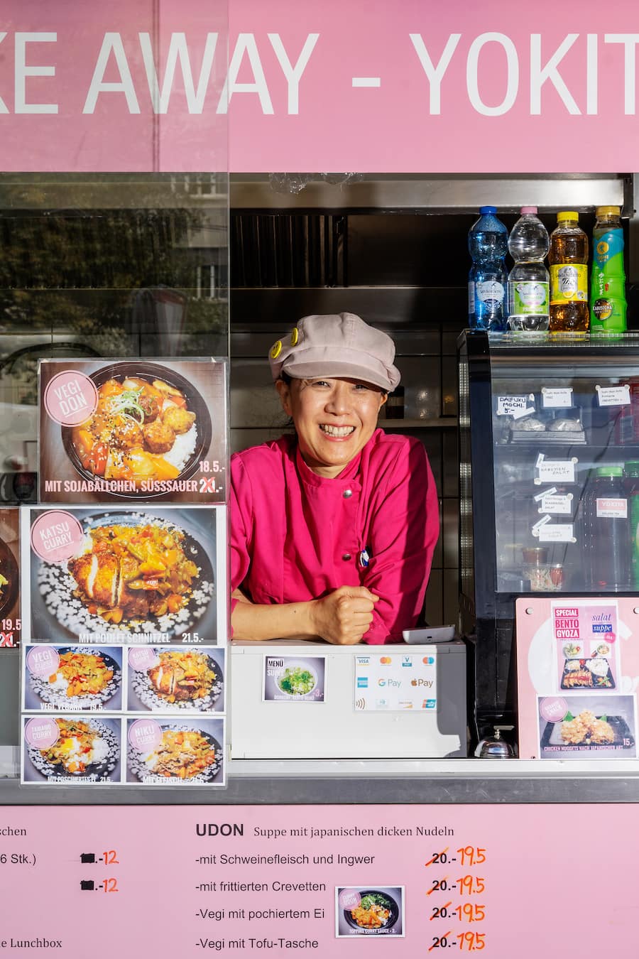 Yokita japanischer Take-away in Zürich mit Yakisoba, Gyoza und Donburi