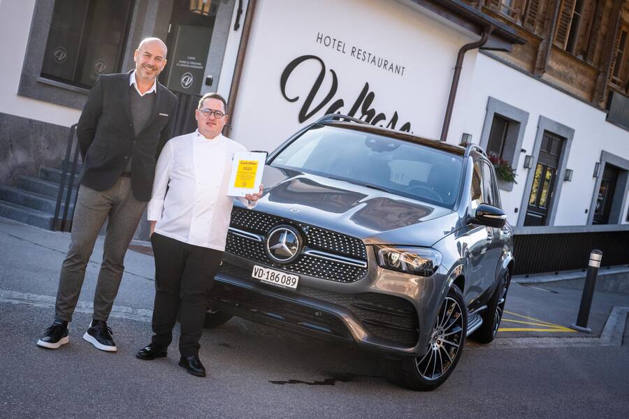 Benoit Carcenat wird Koch des Jahres 2022 Benoît Carcenat, Koch des Jahres mit Mercedes