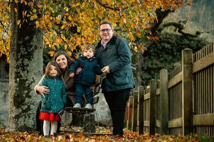 Benoit Carcenat, Restaurant Valrose 2022: Sabine Carcenat, Hoteldirektorin Kinder: Gaspar (1 1/2), Agathe (4)