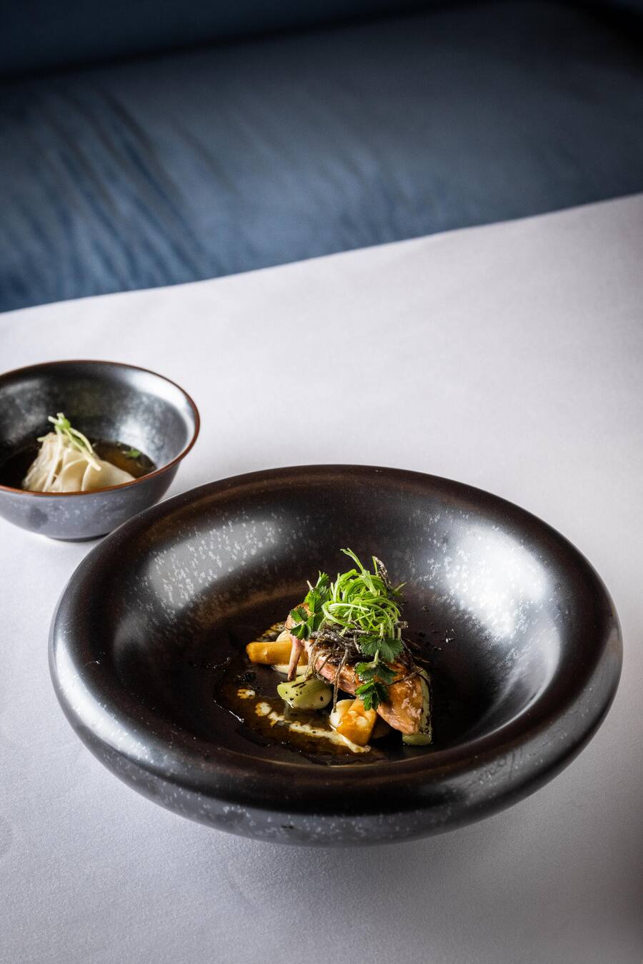 Benoit Carcenat wird Koch des Jahres 2022: Wachtel, Pastinake, Lauchstifte, Kombu