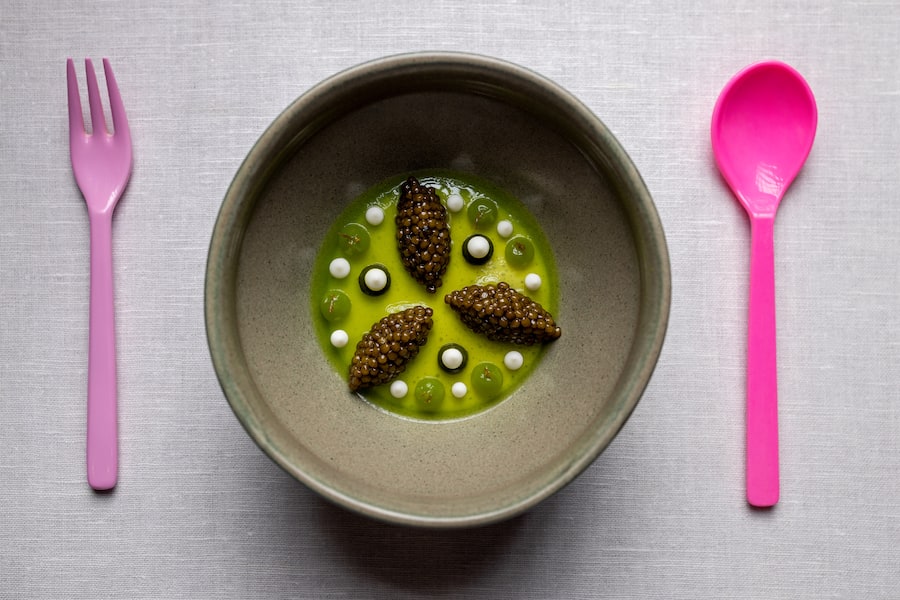 Gurke Sprotte Kaviar Tim Raue