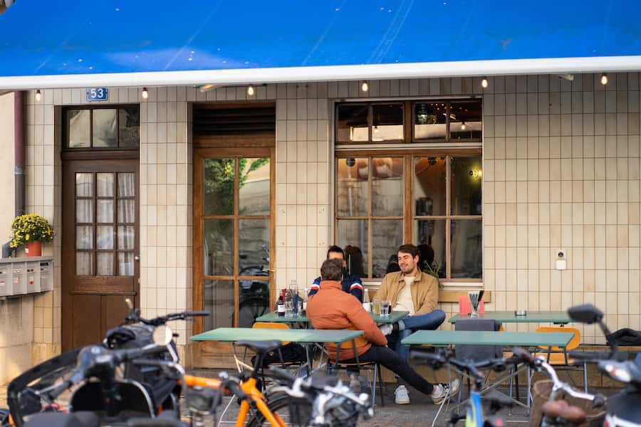 Eine Beiz im Grossbasel mit Wohlfühlatmosphäre: Das "Mezzo" im St. Johann. 02.11.2022. Mezzo. Sydney Karolewski