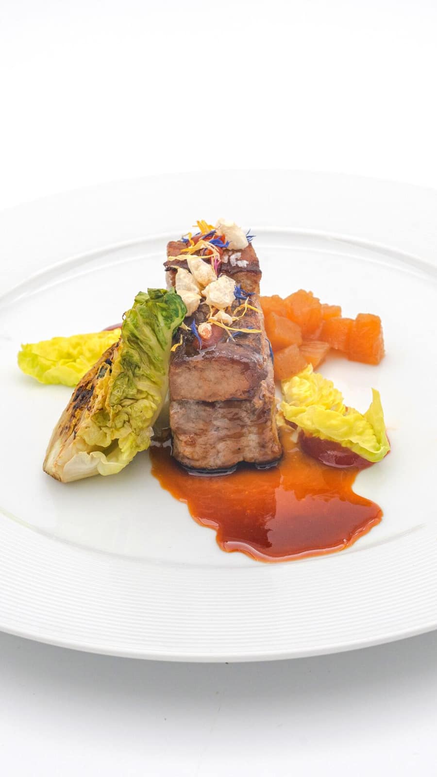 Segreto Iberico, Chutney aus Ananas und Mango