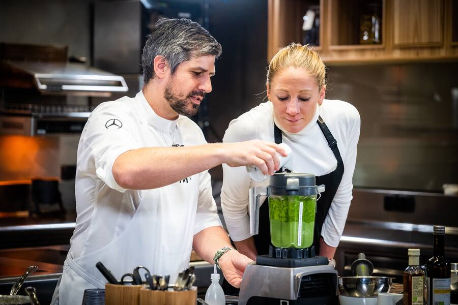 Sven Wassmer mit Daniela Ryf Masterclass 2022