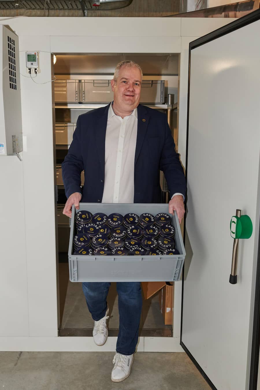 Jürg Kappeler in seinem Lager