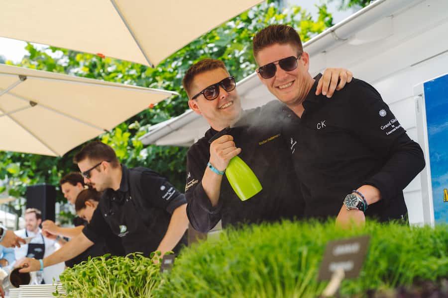 Christian Kuchler und Stefan Heilemann - GaultMillau Garden Party 2022 - Bad Ragaz - 14.8.2022 - Copyright Olivia Pulver