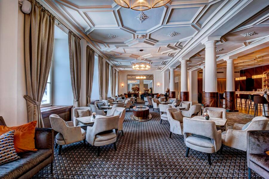 Die neue Lobby-Lounge mit einer Mischung aus Komfort und modernem Design