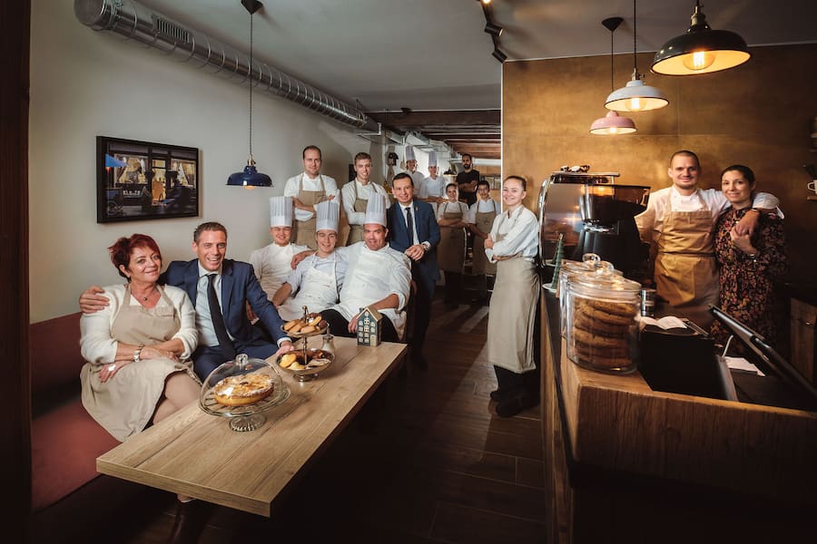 Gerber Wyss Yverdon salon de thé bûche