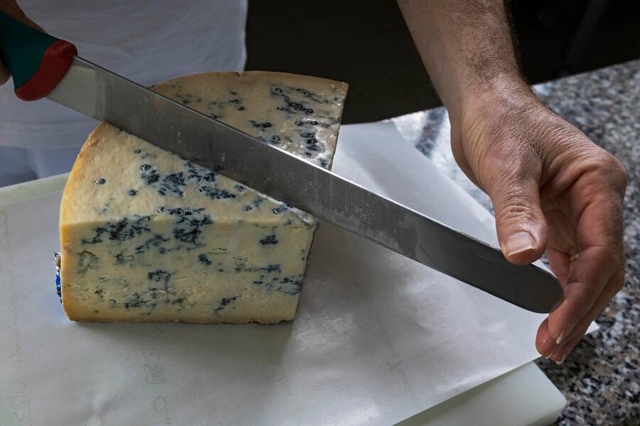 Gorgonzola producers Giuseppe and Giorgio Pedretti in their dairy in Robecco sul Naviglio Einmalige Nutzung für GaultMillau-Channel, Honorar 200 CHF
