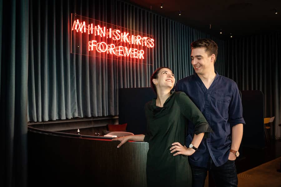 Igniv 2021: Ines Triebenbacher, Restaurantleiterin und Sommeliere, Daniel Zeindlhofer. Küchenchef