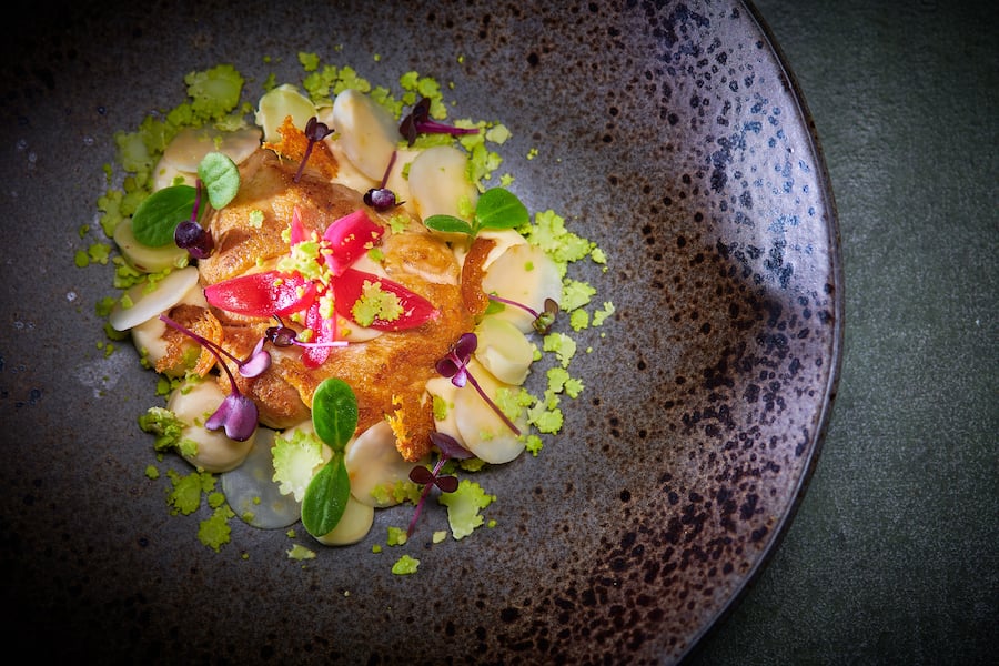 Verbier , le 29 novembre 2022, création culinaires de Bert de Rykert pour le Bistrot © Sedrik Nemeth