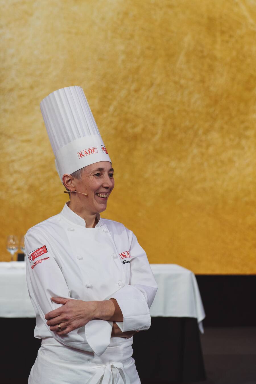 Silvia Manser, Jury - KADI - Goldener Koch 2023 Halbfinale - Trafo Baden - Jan 2023 - Copyright Olivia Pulver