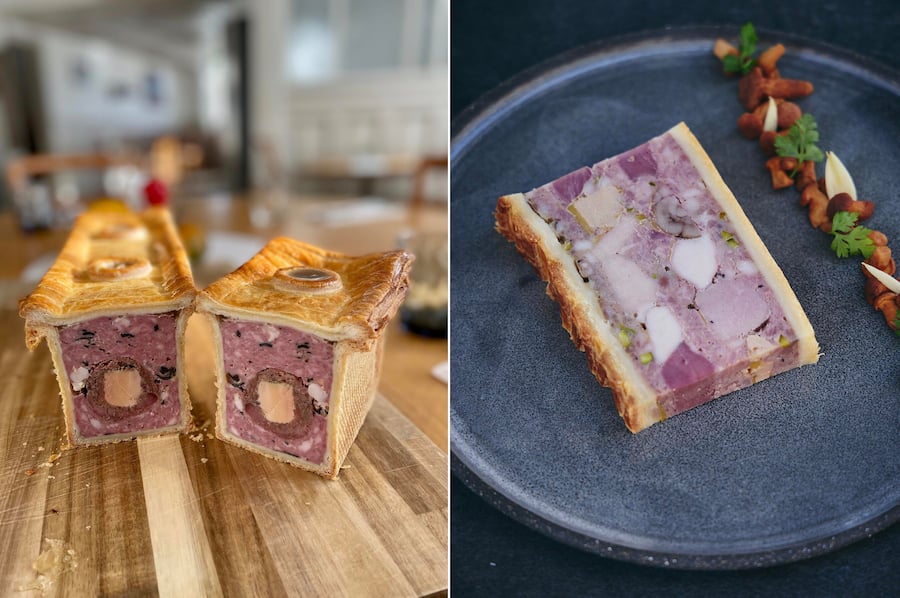 Fabien Pairon Auberge communale Le Mont-sur-Lausanne pâté