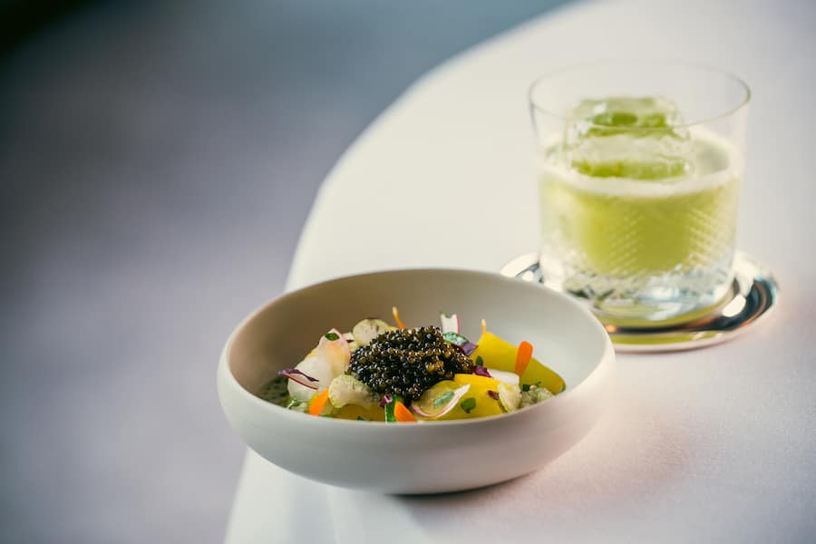 Gemüse Ceviche Kaviar