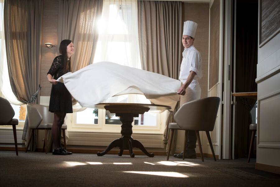 Le sucesseur de Georges Wenger au Noirmont,Jérémy Desbraux et sa compagne Anaëlle Roze