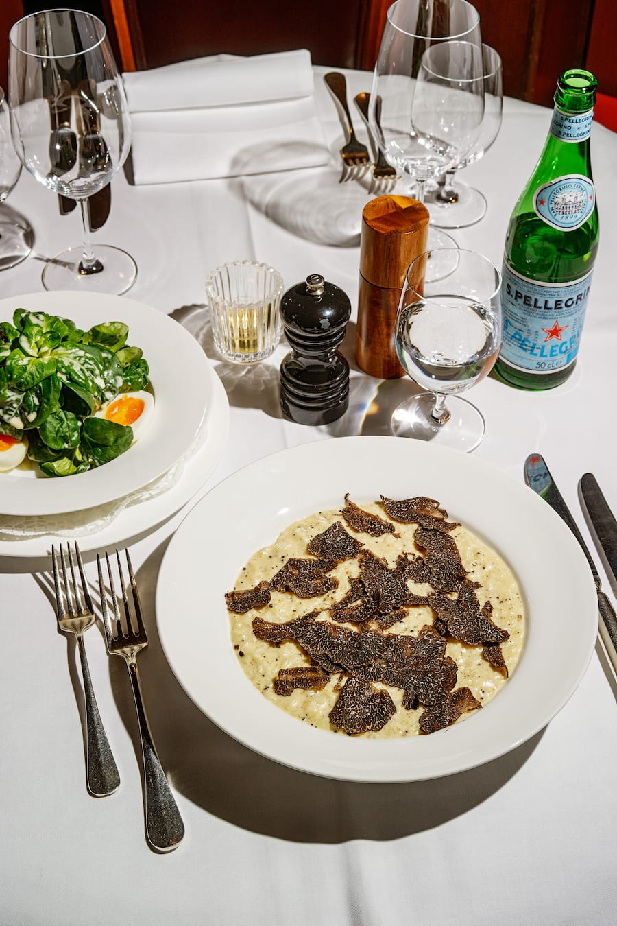 Kindli Zürich Trüffel Risotto und Nüsslisalat mit Ei