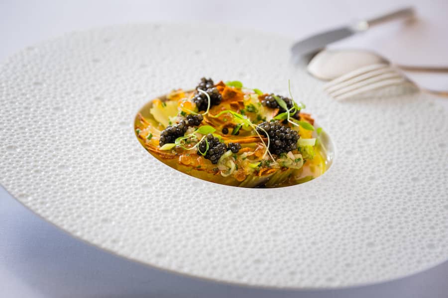 St.Moritz Spezial 2022: DaVittorio: Torta di Patate e Caviale Beluga