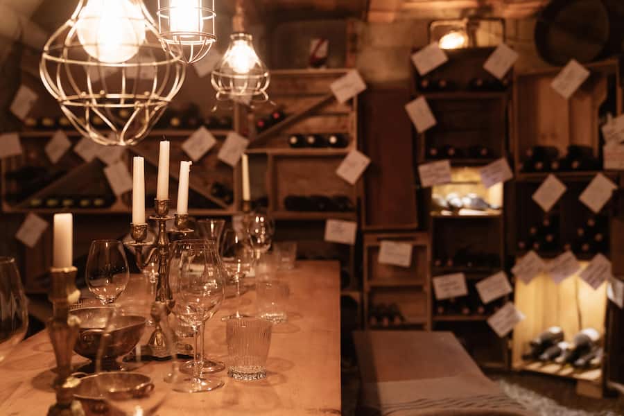 Weinkeller von Beat Caduff - Alpenblick, Arosa