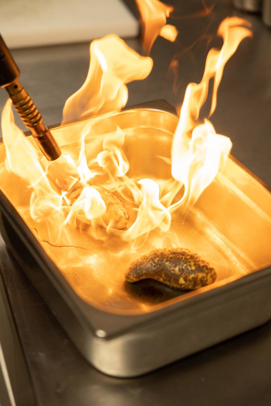 Rauch und Feuer bei Tomer Tal