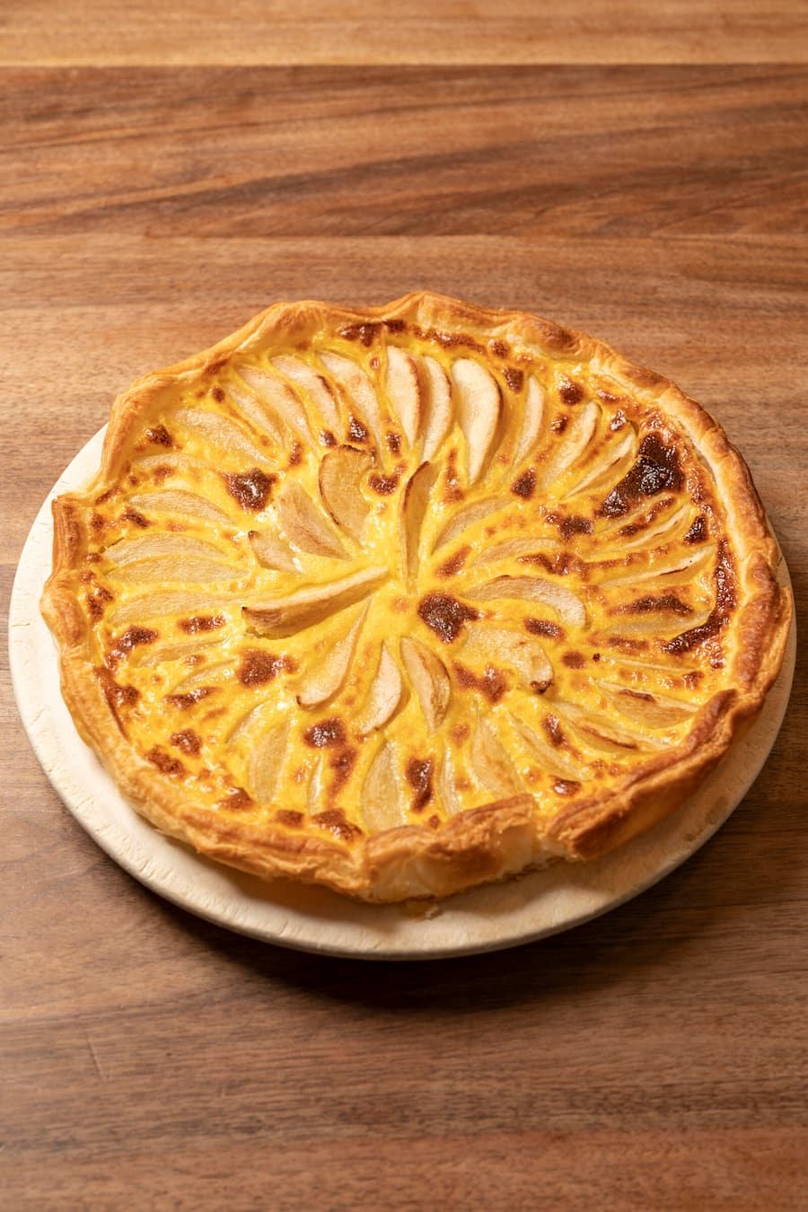 Tavolata bei Bernadette Odermatt, Oberbürgen, Birnenkuchen mit Lebkuchenglace ©