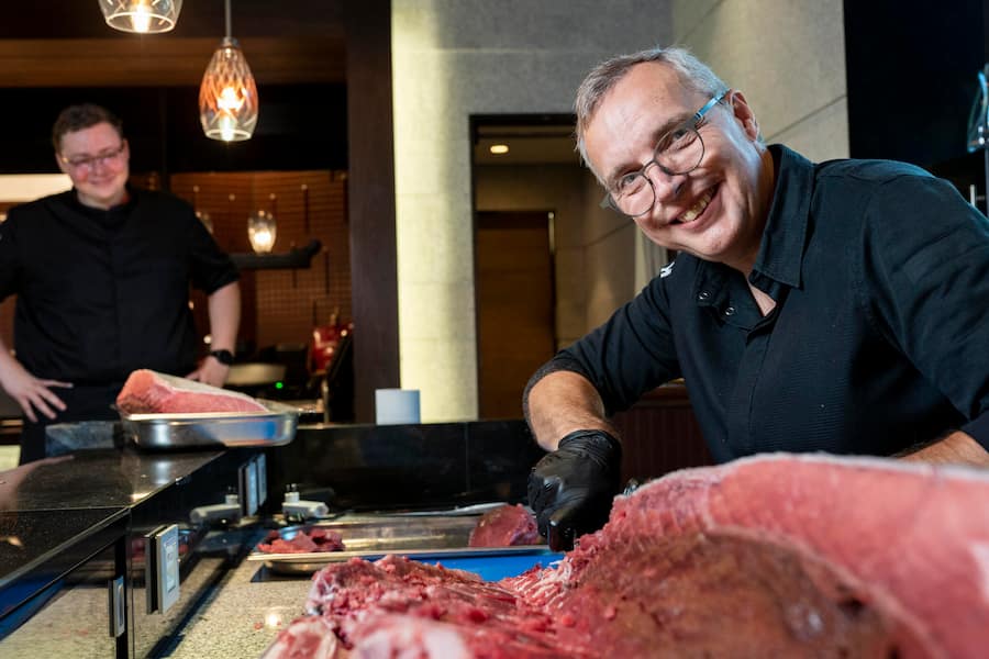 Bluefin Tuna aus Spanien, The Japanese Restaurant, Radu Spinei - Souschef, Dietmar Sawyere, Chefkoch