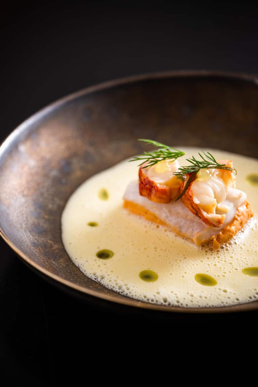 Hotel-Restaurant Bellevue, Flims 2023: Ruud Willemsen: Seezunge, Hummer