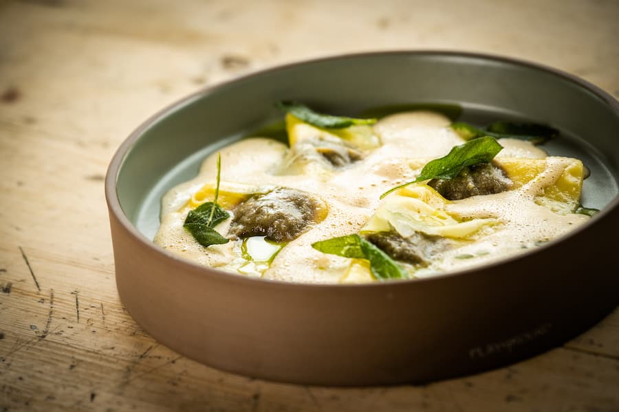 James Baron 2022: Birnen-Ravioli, Salbei, Nussbutter