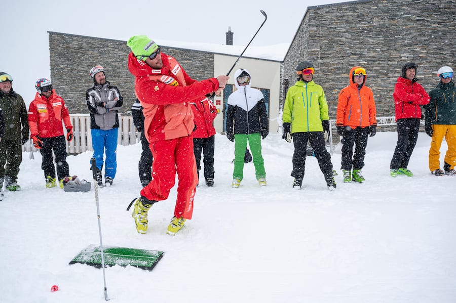 ASGI-Skitag mit Bernhard Russi und Schweizer Skistars wie Ramon Zenhäusern und Daniel Yule