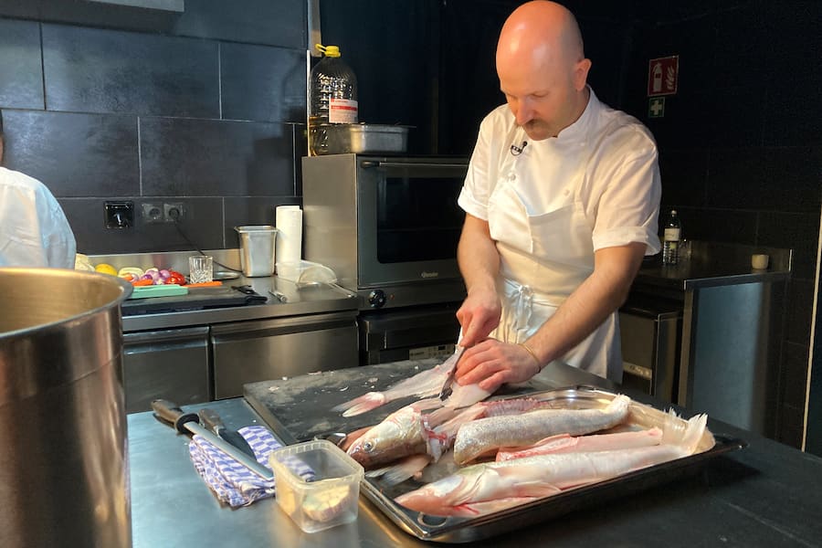 Elif Oskan und Markus Stöckle bei Kitchen Impossible mit Tim Mälzer