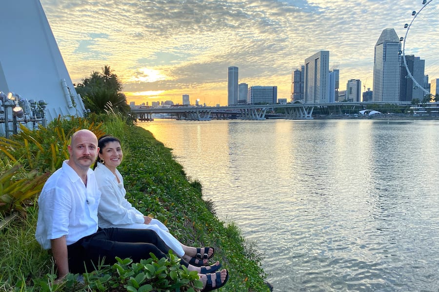 Elif Oskan und Markus Stöckle bei Kitchen Impossible mit Tim Mälzer
