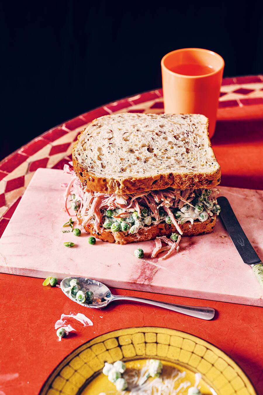 Erbsensandwich Heston Blumenthal