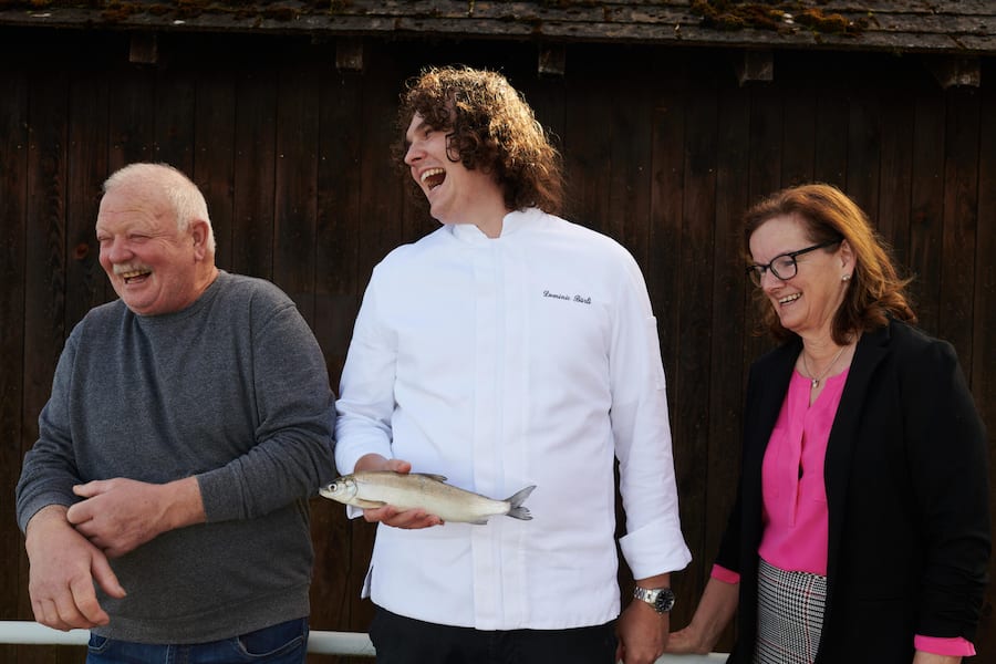 Theo Zimmermann, Dominic und Erica Bürli