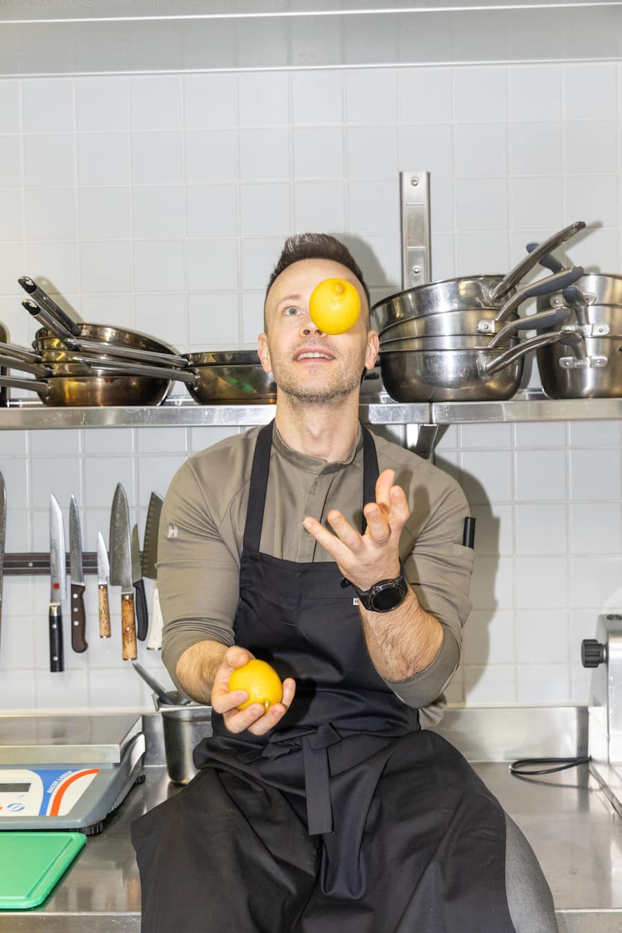 Restaurant Wöschi Küchenchef David Klocksin Fotografiert am 14.03.2023