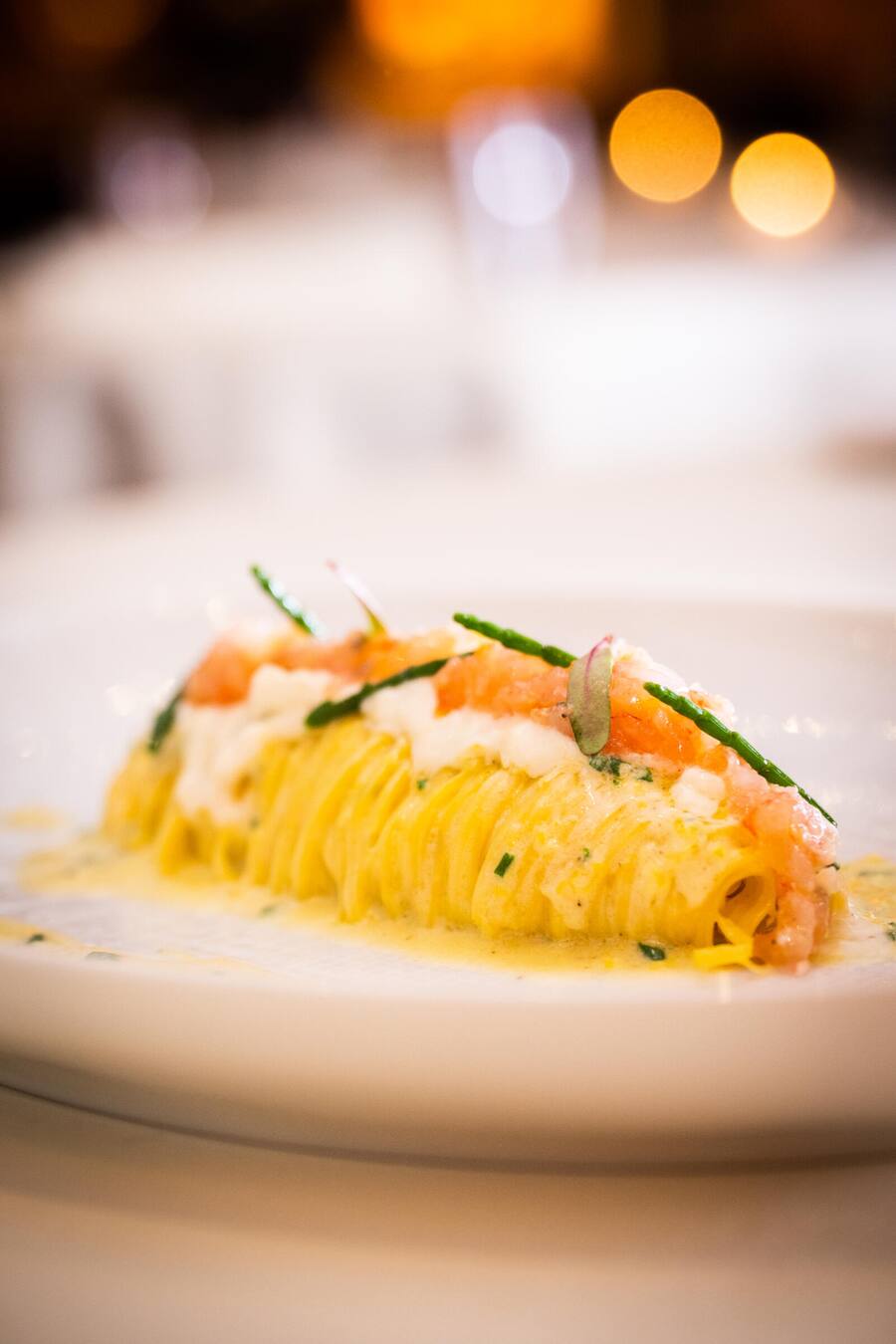 Zermatt 2023: Restaurant Capri: Tagliolini, Gamberi Rossi