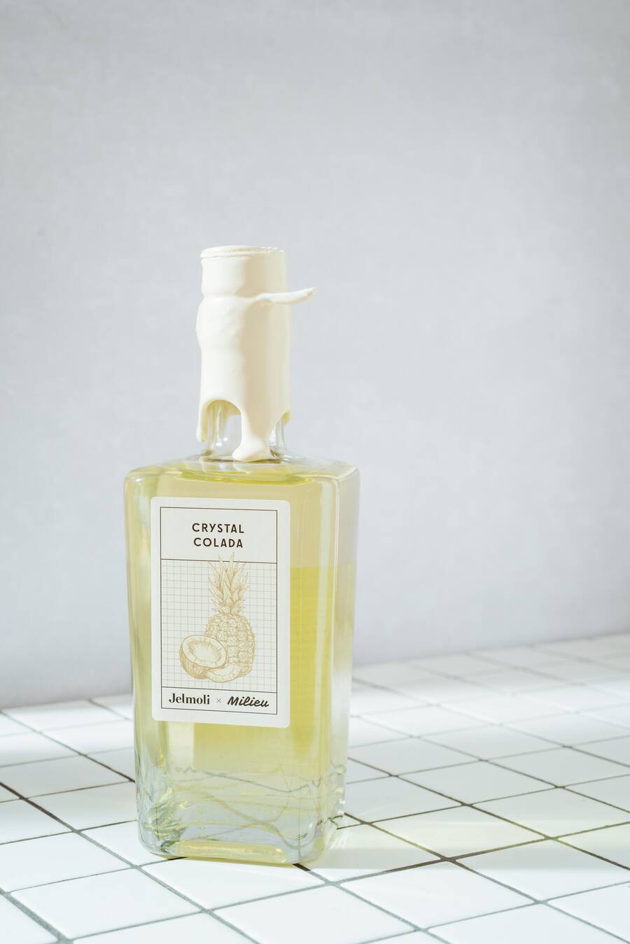 Pashk Cenaj ist Inhaber der Milieu Bar & produziert Fertigcocktails für Jelmoli - Seine neuste Kreation: Crystal Colada - April 2023 - Copyright Olivia Pulver