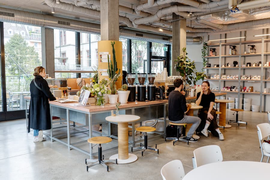 Café Miro in Zürich bei der Bäckeranlage