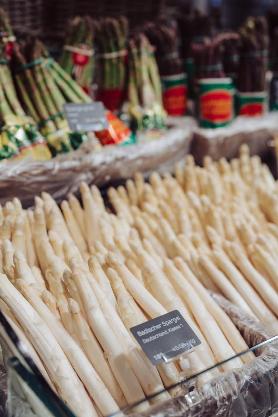 Spargeln von Caspar Ruetz im Jelmoli in Zürich