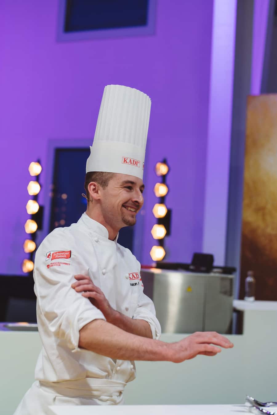Shaun rollier, Hotel Restaurant Valrose, Rougemont - KADI - Goldener Koch 2023 Halbfinale - Trafo Baden - Jan 2023 - Copyright Olivia Pulver