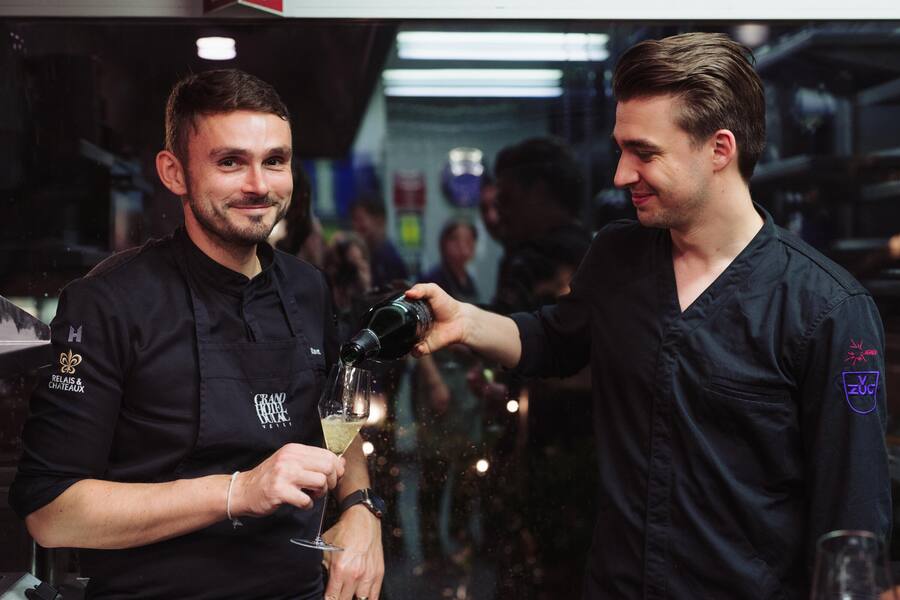 Guy Ravet & Daniel Zeindlhofer - Four-Hand-Sharing-Dinner Igniv Zürich - 05/2023 - Copyright Olivia Pulver