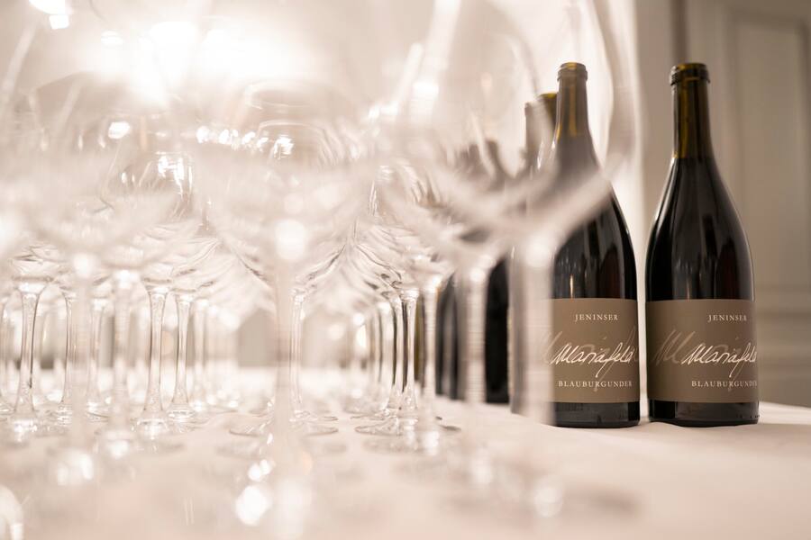 Spargel Event Schloss Reichenau, Silvia Manser, Mariafeld, Jeninser Blauburgunder