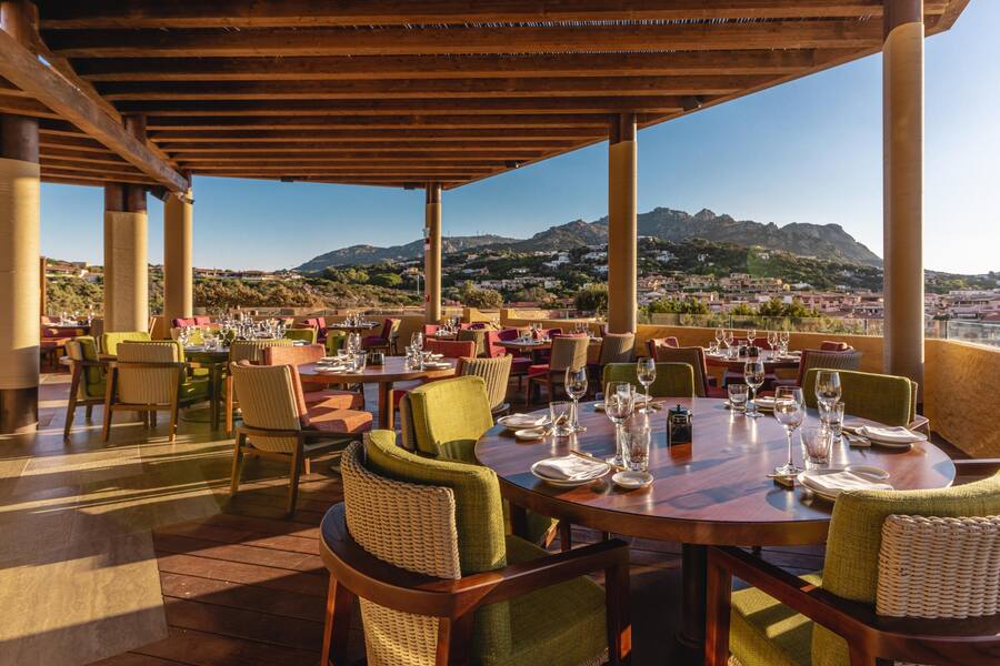 ZUMA Restaurant in Porto Cervo, Sardinien, Italien