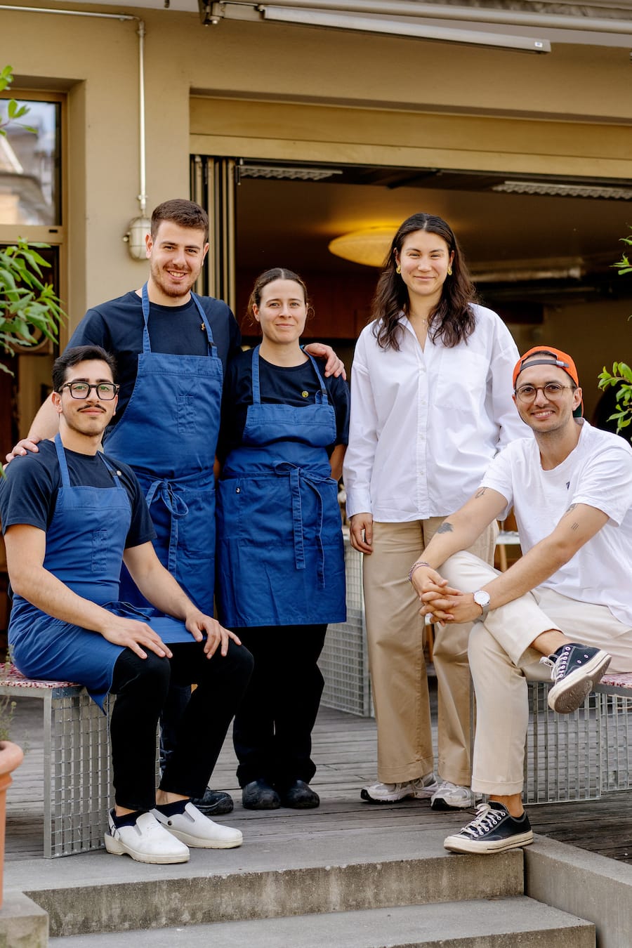 Alba Pizza Zürich mit Simon Bernhard, Meagan Cederbaum und Carmine Giannini