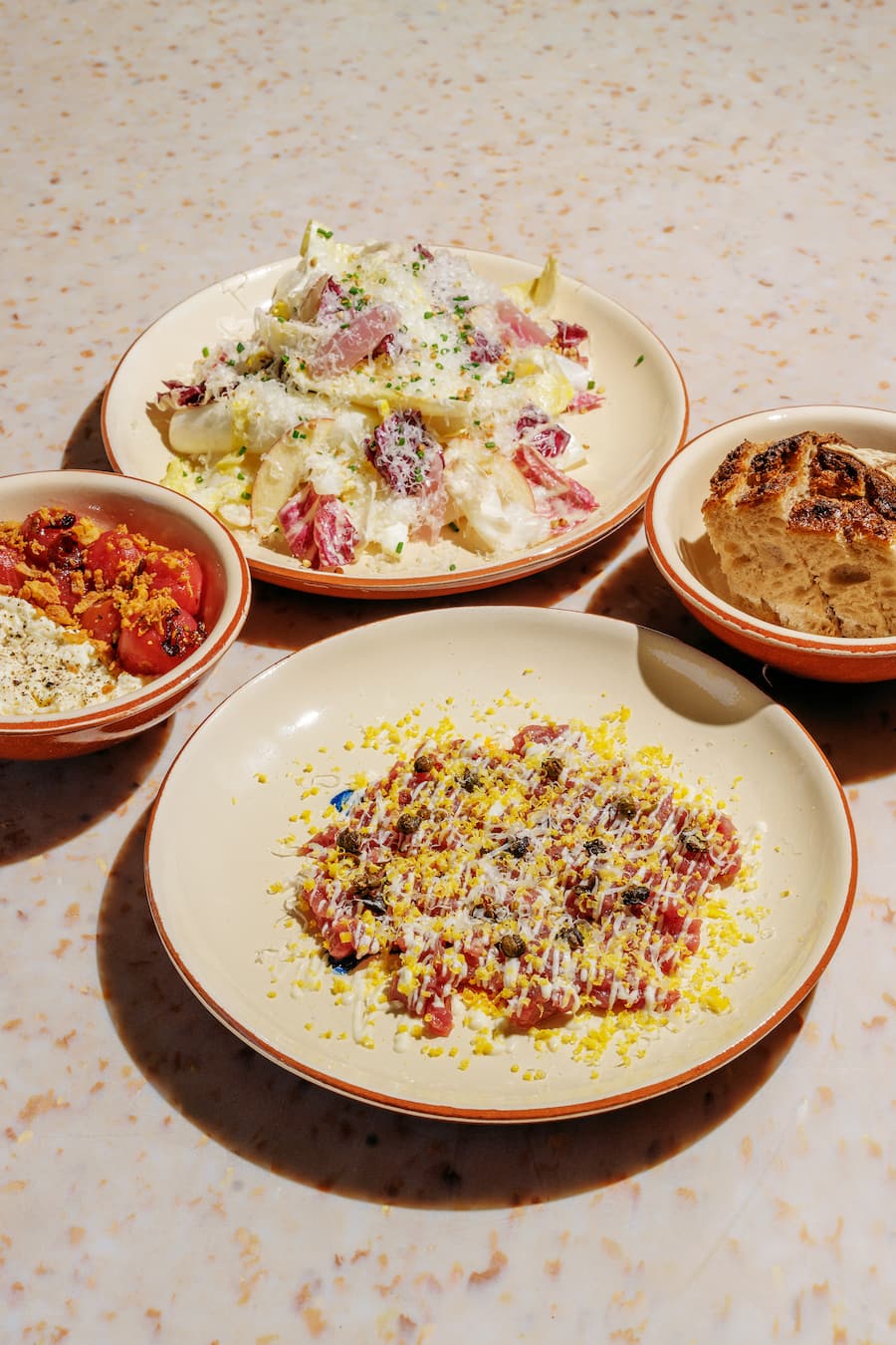 Alba Pizza Zürich mit Simon Bernhard, Meagan Cederbaum und Carmine Giannini