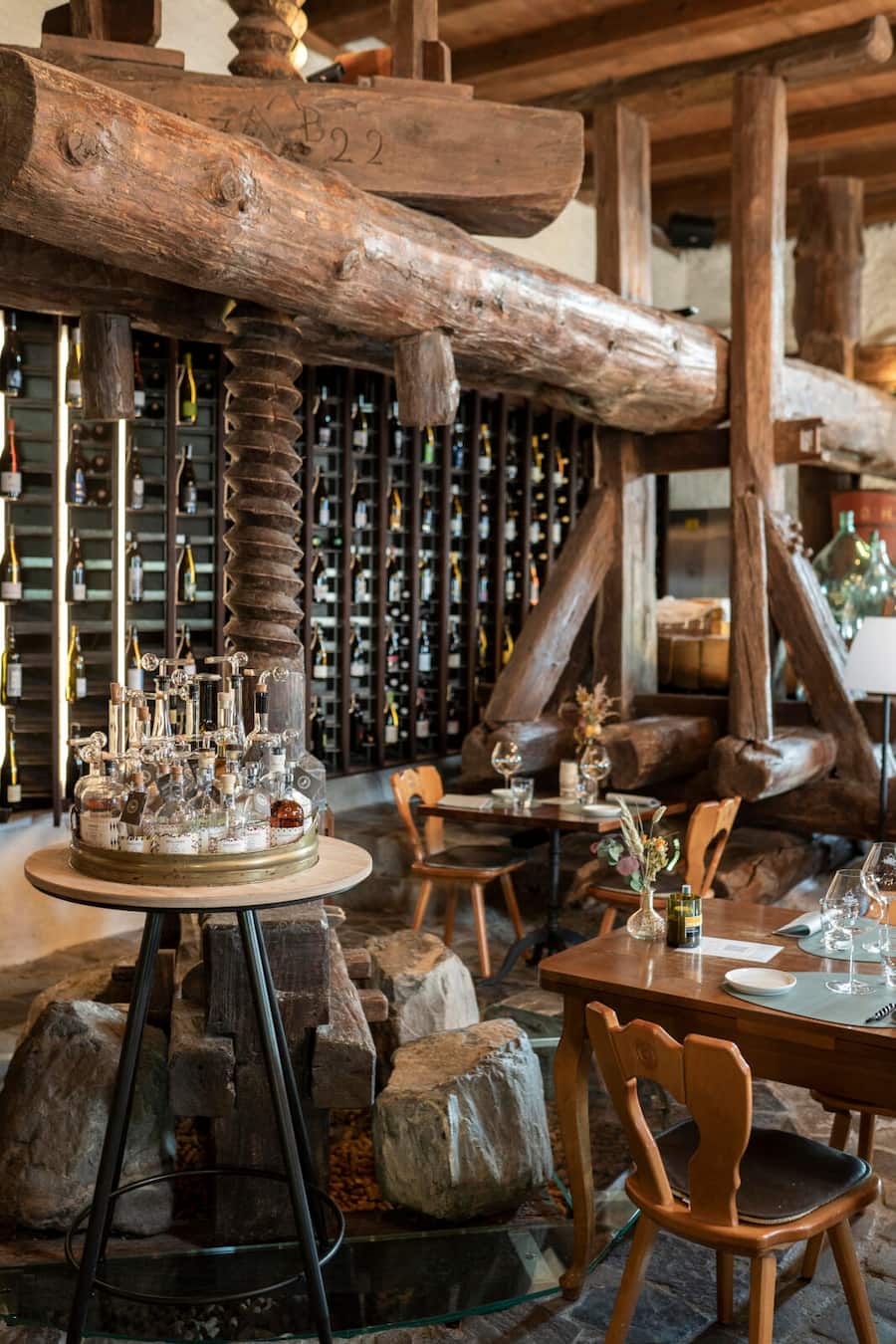 Alter Torkel, Jenins, Innenaufnahme Alter Torkel, Jenins © Nik Hunger