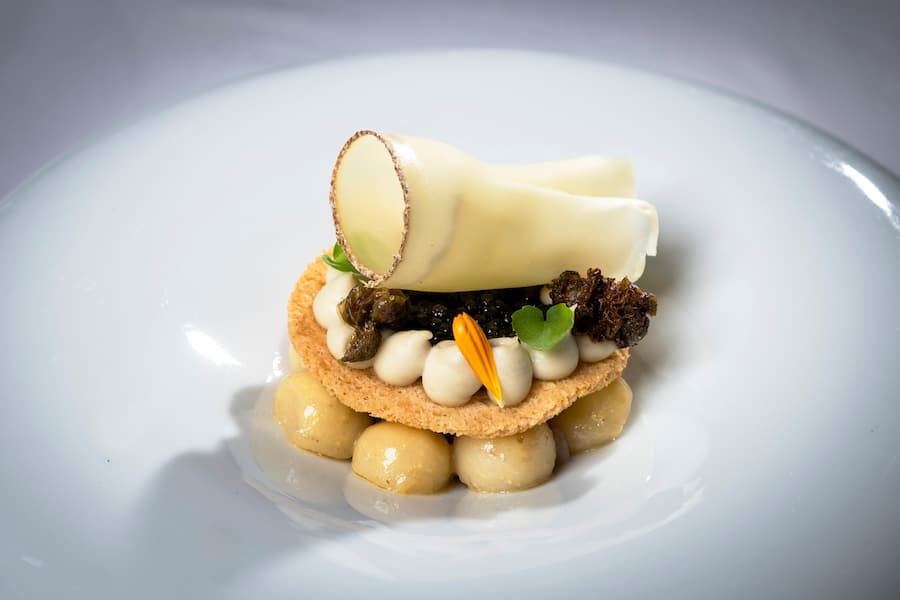 Plat servi au restaurant Bay View by Michel Roth Danny Khezzar Top Chef Bayview