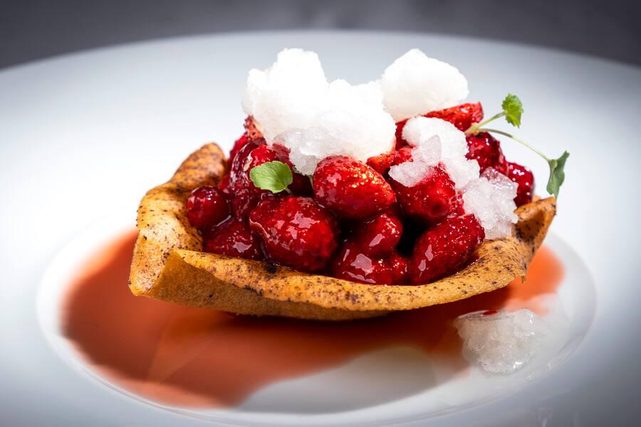 Plat servi au restaurant Bay View by Michel Roth Danny Khezzar Top Chef Bayview