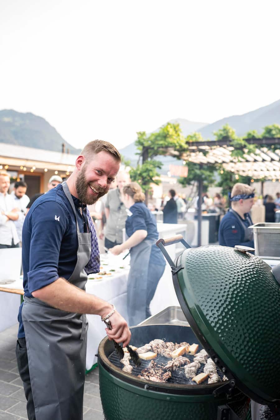 Davaz Gutfest; Flaesch, David Esser vom Alter Torkel am Green Egg