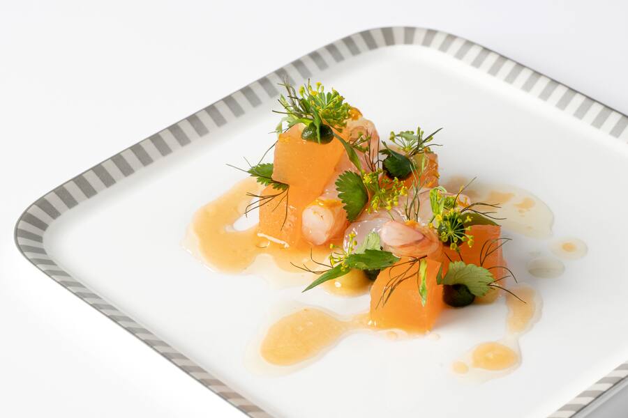 Garnelen mit Melone Heiko Nieder