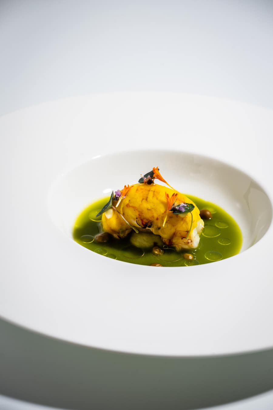 Heiko Nieder kocht mit Jonnie Boer 2023: Langoustine, Kombucha, east Indian Cherry